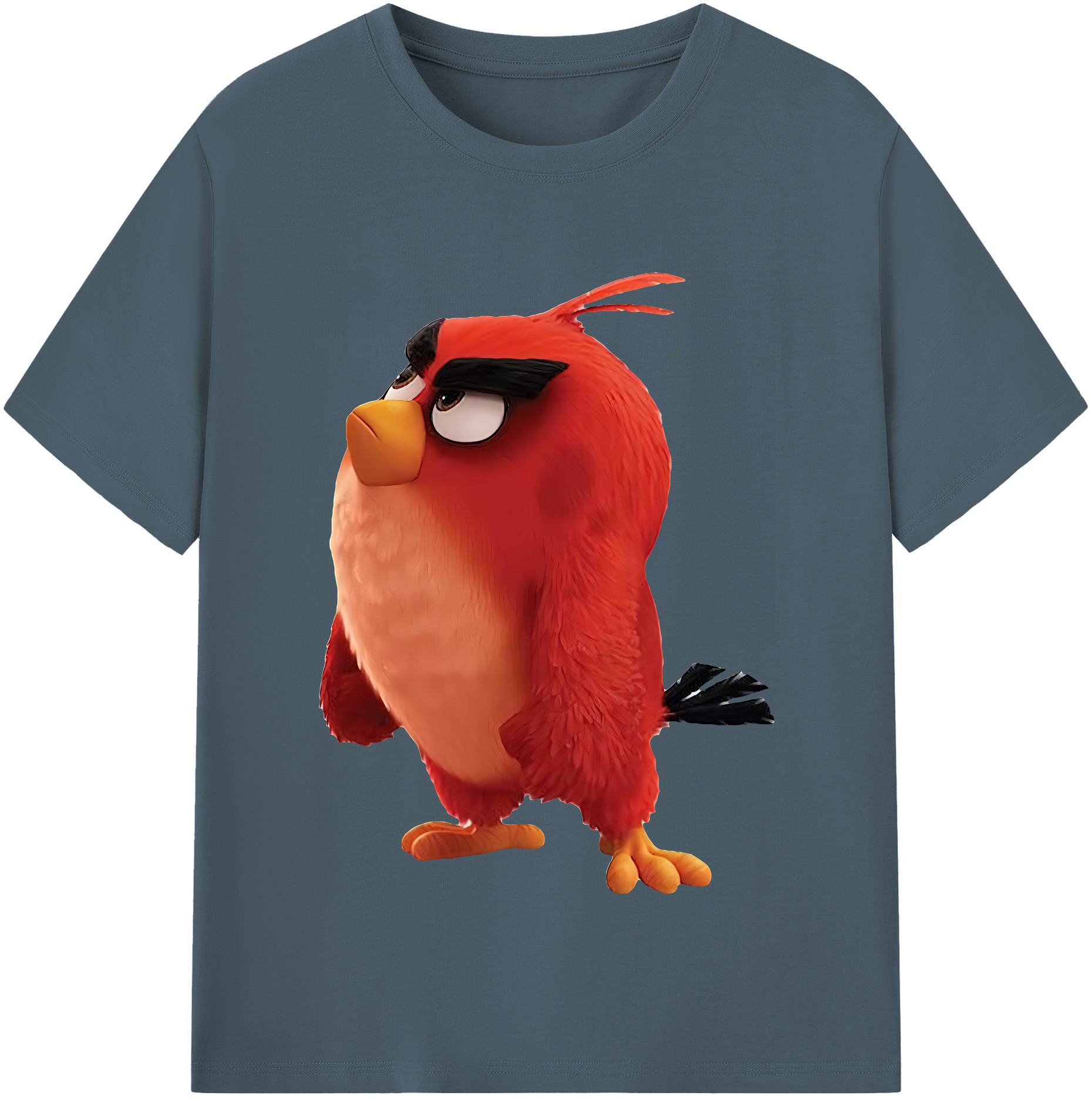 （画像用） Angry Birds アングリーバード 綿100％半袖Tシャツ（フロントプリント）